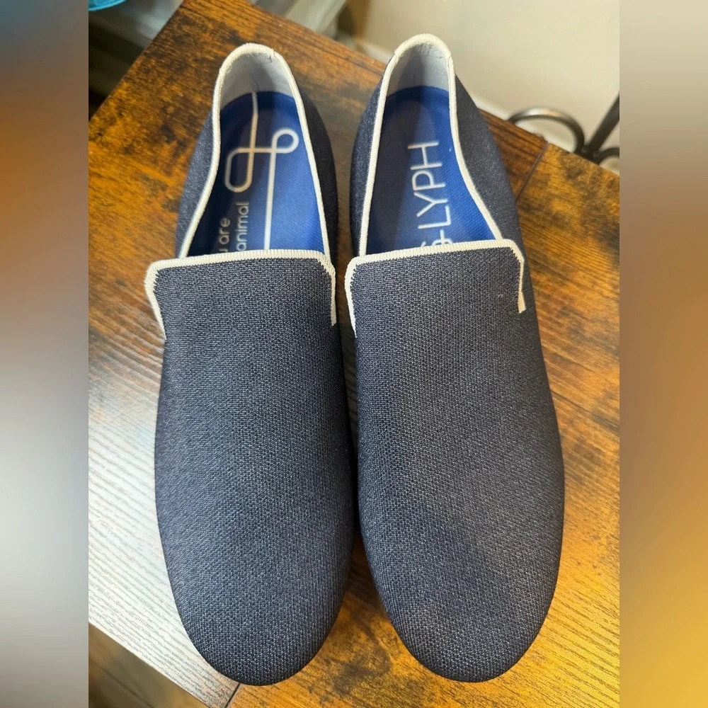Glyph Women’s Knit Loafers in the Marlin Blue colorway Size 10.5